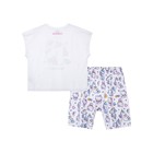 Пижама для девочки PlayToday: футболка и шорты, рост 146 см - фото 27815602