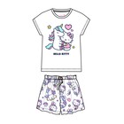 Пижама для девочки PlayToday: футболка и шорты, рост 146 см - фото 27815603