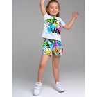 Комплект для девочки PlayToday: футболка и шорты, рост 104 см - Фото 3