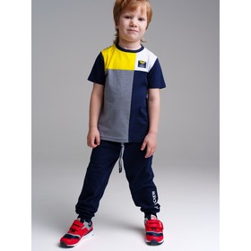 Комплект для мальчика PlayToday: футболка и брюки, рост 110 см