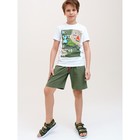 Комплект для мальчика PlayToday: футболка и шорты, рост 134 см - Фото 2