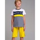 Комплект для мальчика PlayToday: футболка и шорты, рост 128 см - Фото 2