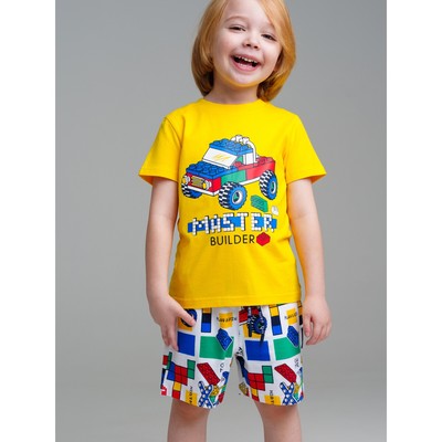 Комплект для мальчика PlayToday: футболка и шорты, рост 122 см