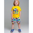 Комплект для мальчика PlayToday: футболка и шорты, рост 122 см - Фото 2
