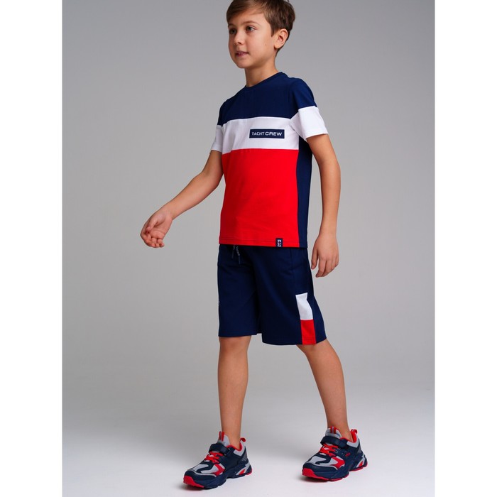 Комплект для мальчика PlayToday: футболка и шорты, рост 164 см - Фото 1