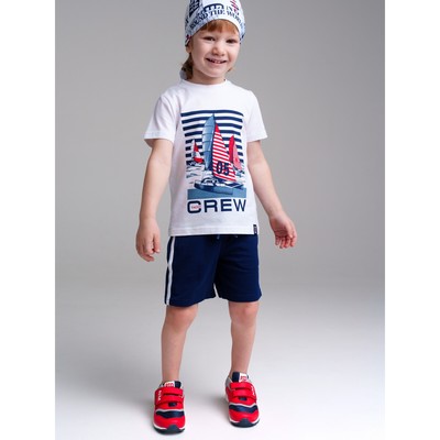 Комплект для мальчика PlayToday: футболка и шорты, рост 110 см