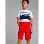 Комплект для мальчика PlayToday: футболка и шорты, рост 158 см - фото 110537238
