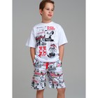 Пижама для мальчика PlayToday: футболка и шорты, рост 128 см - Фото 2