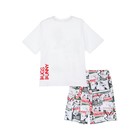 Пижама для мальчика PlayToday: футболка и шорты, рост 128 см - Фото 5