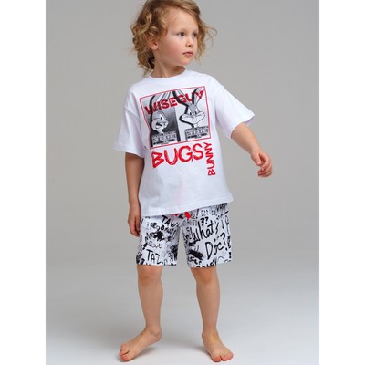 Пижама для мальчика PlayToday: футболка и шорты, рост 110 см