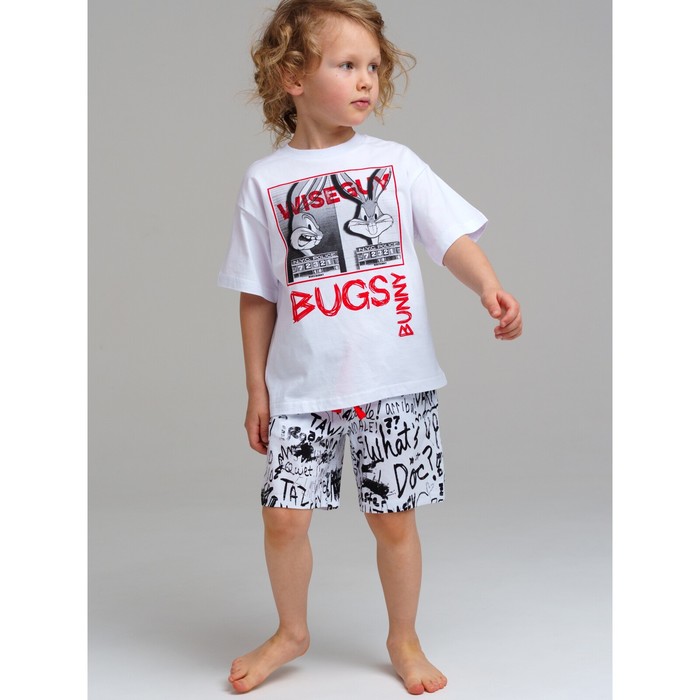 Пижама для мальчика PlayToday: футболка и шорты, рост 110 см - Фото 1