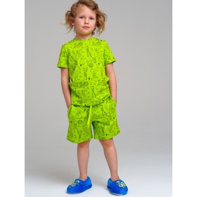 Пижама для мальчика PlayToday: футболка и шорты, рост 116 см
