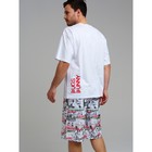 Пижама для мужчин PlayToday: футболка и шорты, размер S - Фото 2