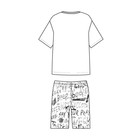 Пижама для мужчин PlayToday: футболка и шорты, размер S - Фото 8