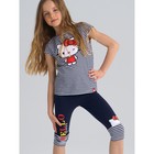 Комплект для девочки PlayToday: футболка и легинсы, рост 152 см - фото 110537721