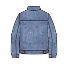 Куртка джинсовая для девочки PlayToday, рост 80 см - Фото 8
