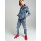 Куртка джинсовая для мальчика PlayToday, рост 170 см - Фото 2