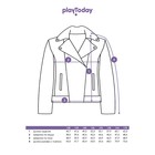 Куртка из экокожи для девочки PlayToday, рост 134 см - Фото 13