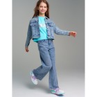Куртка джинсовая для девочки PlayToday, рост 140 см - Фото 4