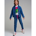 Куртка джинсовая для девочки PlayToday, рост 152 см - Фото 2