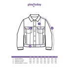 Куртка джинсовая для девочки PlayToday, рост 170 см - Фото 5