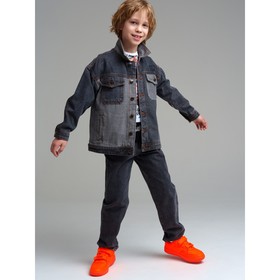 Куртка джинсовая для мальчика PlayToday, рост 146 см