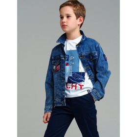 Куртка джинсовая для мальчика PlayToday, рост 152 см