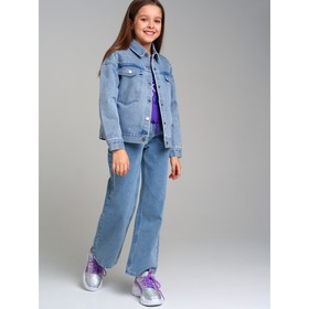 Куртка джинсовая для девочки PlayToday, рост 164 см