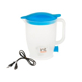 Чайник электрический Irit IR-1121, пластик, 1 л, 550 Вт, синий