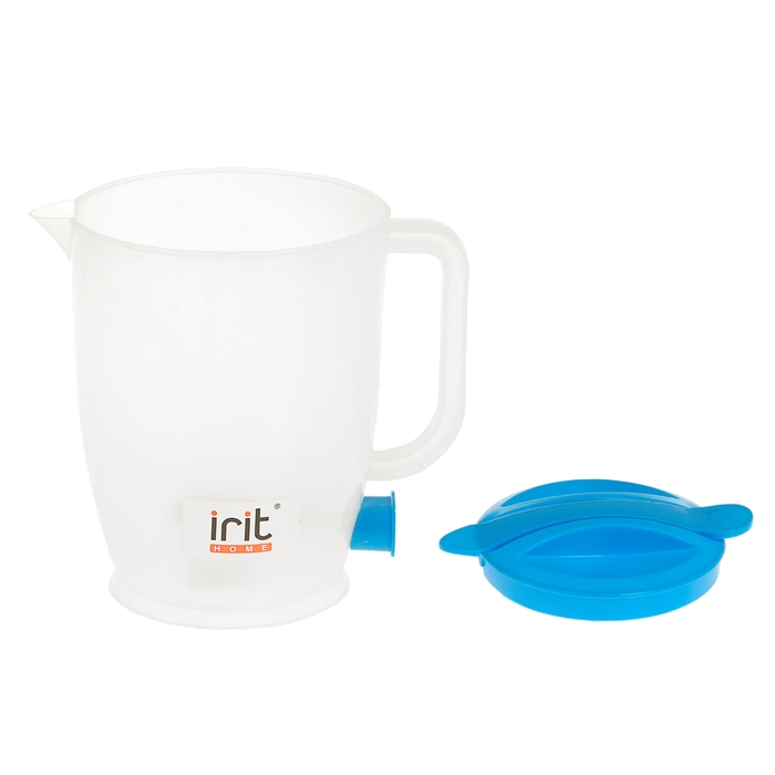 Чайник электрический Irit IR-1121, пластик, 1 л, 550 Вт, синий - фото 51330768