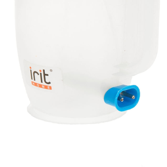 Чайник электрический Irit IR-1121, пластик, 1 л, 550 Вт, синий - фото 51330769