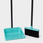 Щётка для пола с совком Spin&Clean «Практик», пластик, 17.5×19.5×83 см, МИКС - Фото 3