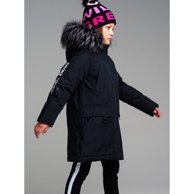 Пальто зимнее для девочки PlayToday, рост 140 см