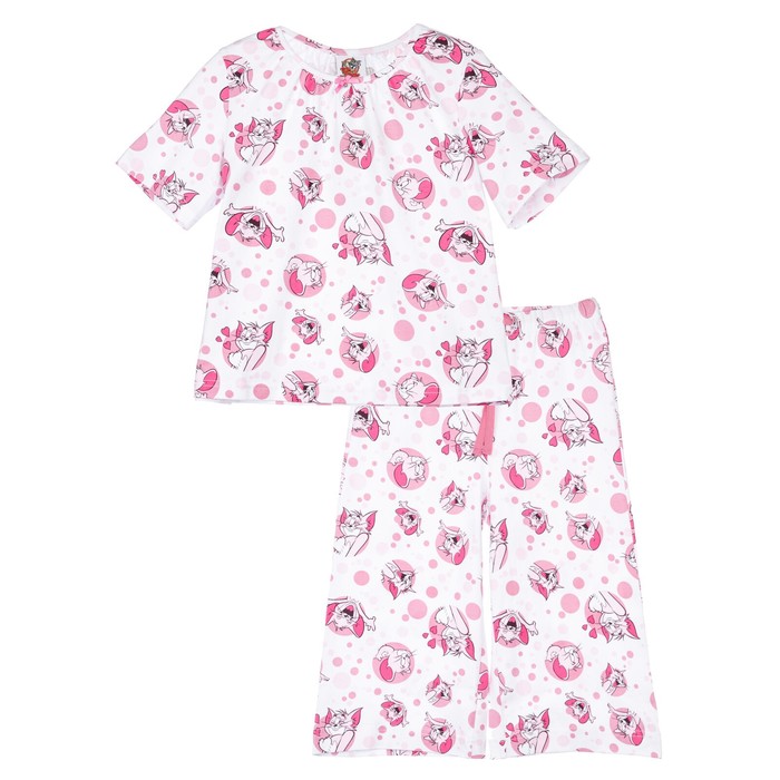 Пижама для девочки PlayToday: футболка и брюки, рост 104 см