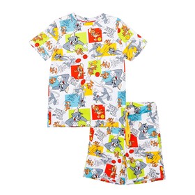 Пижама для мальчика PlayToday: футболка и шорты, рост 104 см