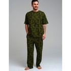 Пижама для мужчин PlayToday: футболка и брюки, размер M - Фото 2