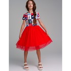 Платье для девочки PlayToday, рост 128 см - фото 110572493