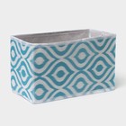 Органайзер для мелочей Доляна «Лагуна», 3 кармана, 25×12×15 см, бирюзовый - Фото 4