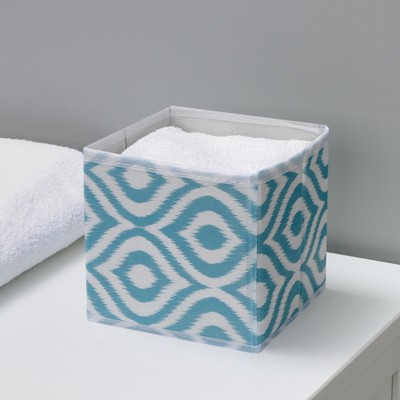 Короб для хранения Доляна «Лагуна», 14×14×14 см, бирюзовый