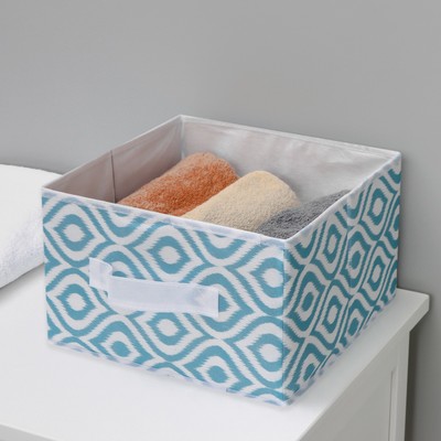 Короб для хранения Доляна «Лагуна», 29×29×18 см, бирюзовый