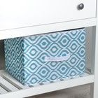 Короб для хранения Доляна «Лагуна», 37×27×27 см, бирюзовый - Фото 7