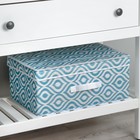 Короб для хранения Доляна «Лагуна», 45×30×20 см, цвет бирюзовый - Фото 11