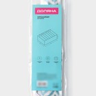 Органайзер для хранения белья Доляна «Лагуна», 7 ячеек, 34×30×8 см, бирюзовый - Фото 9