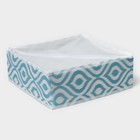 Органайзер для хранения белья Доляна «Лагуна», 16 ячеек, 27×25×10 см, бирюзовый - Фото 6