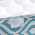 Органайзер для хранения белья Доляна «Лагуна», 24 ячейки, 38×30×10 см, цвет бирюзовый - Фото 5