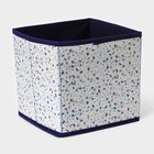 Короб для хранения Доляна «Мармелад», 19×19×19 см, белый - Фото 5