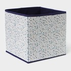 Короб для хранения Доляна «Мармелад», 27×27×27 см, белый - Фото 5