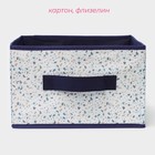 Короб для хранения Доляна «Мармелад», 29×29×18 см, белый - Фото 2