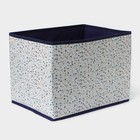 Короб для хранения Доляна «Мармелад», 37×27×27 см, белый - Фото 5