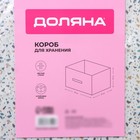 Короб для хранения Доляна «Мармелад», 37×27×27 см, белый - Фото 7